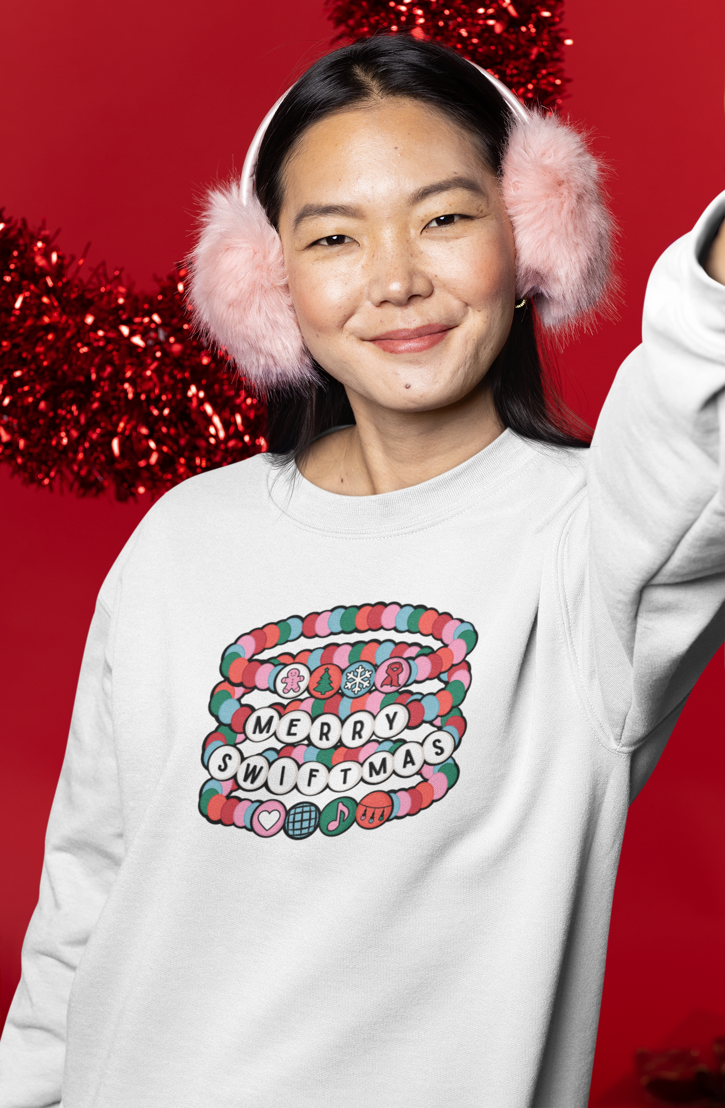 Swiftmas Bracelets Crewneck Sweatshirt