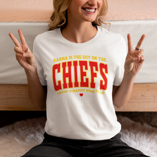 Karma is a Guy on the Chiefs Tshirt
