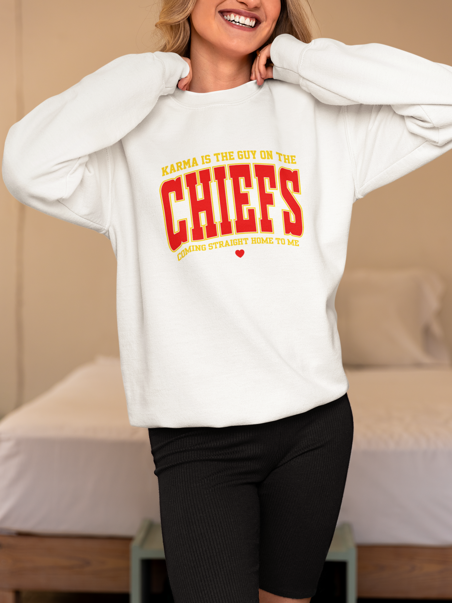 Karma is a Guy on the Chiefs Sweatshirt