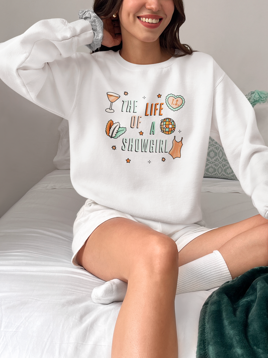 Life of a Showgirl Illustrated Sweatshirt