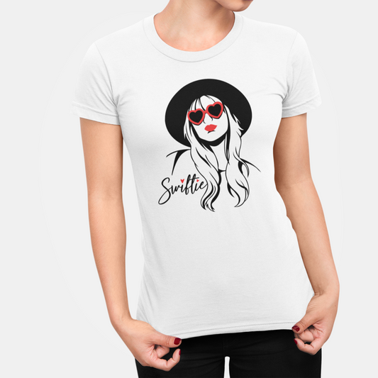 Heart Sunglasses - Adult T-Shirt