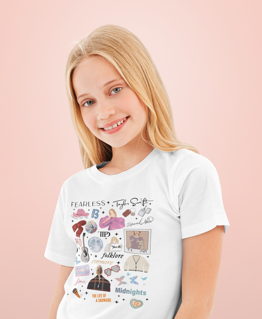 12 Albums Illustrated Youth Tshirt