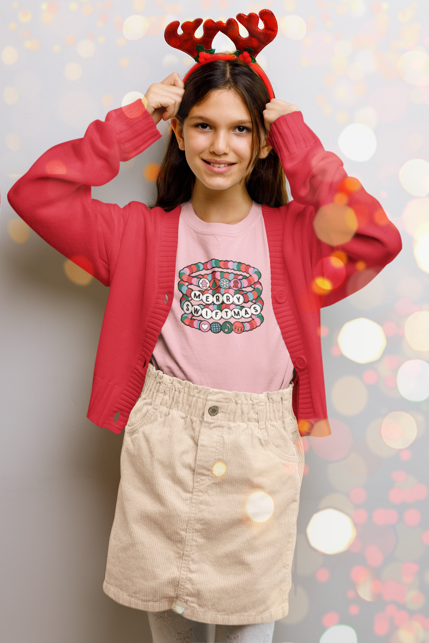 Youth Swiftmas Bracelets Tshirt