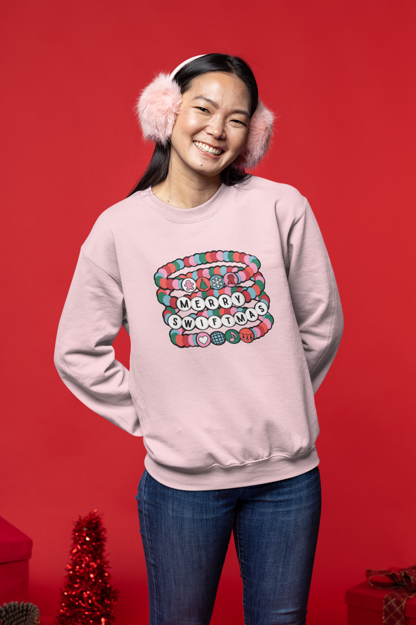 Swiftmas Bracelets Crewneck Sweatshirt