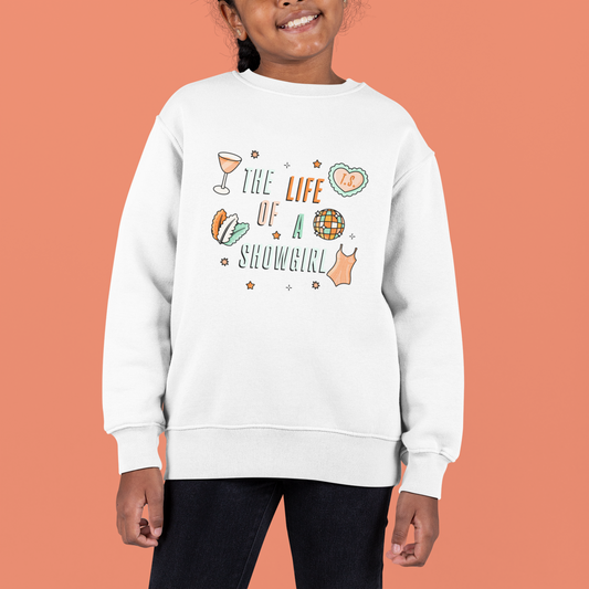 Life of a Showgirl Illustrated Youth Sweatshirt