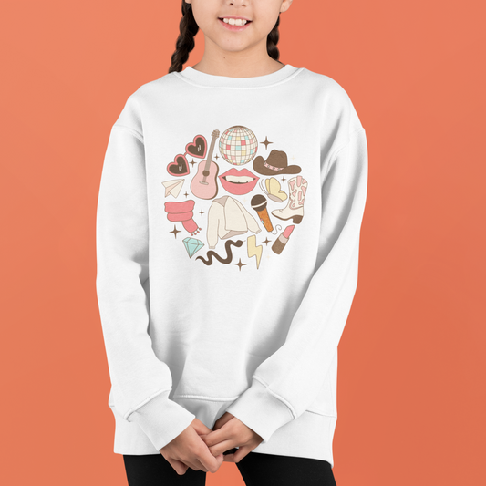 12 Eras Youth Sweatshirt