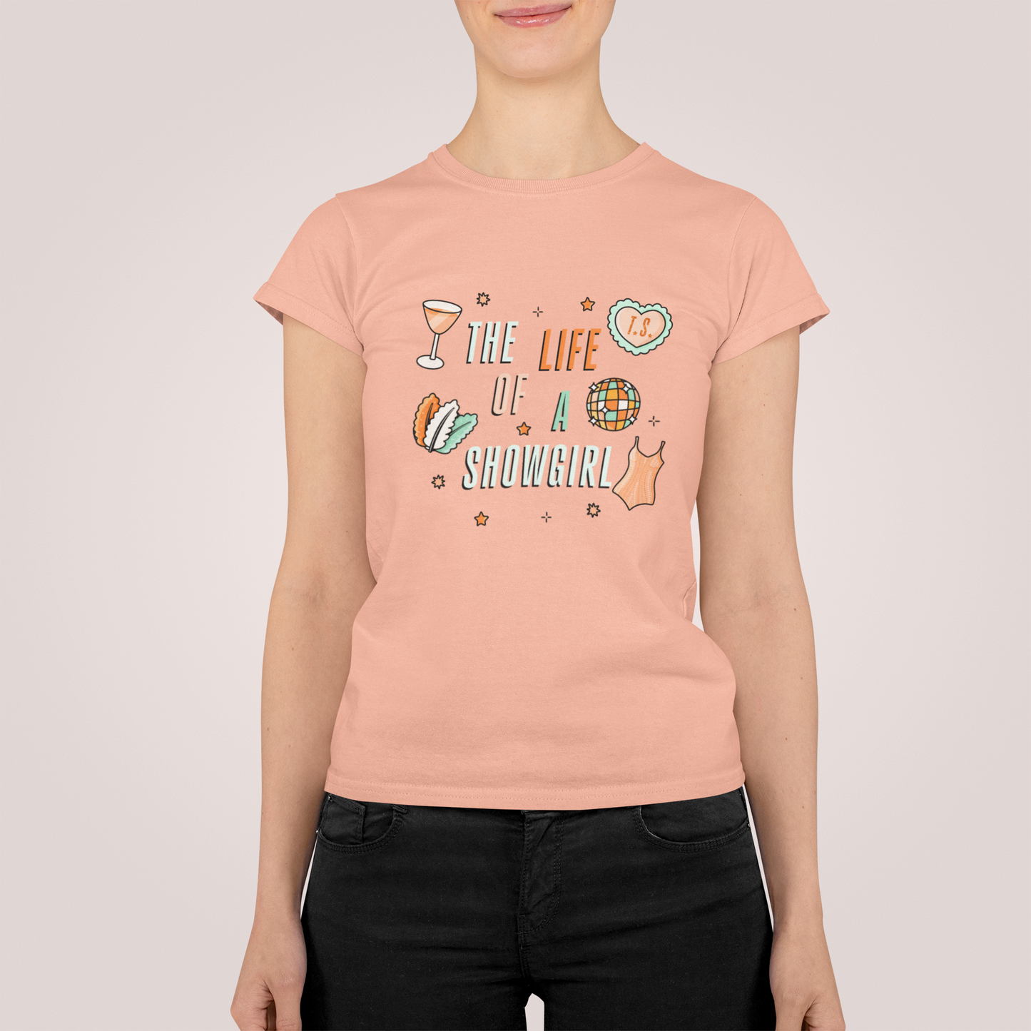 Life of a Showgirl Illustrated Tshirt