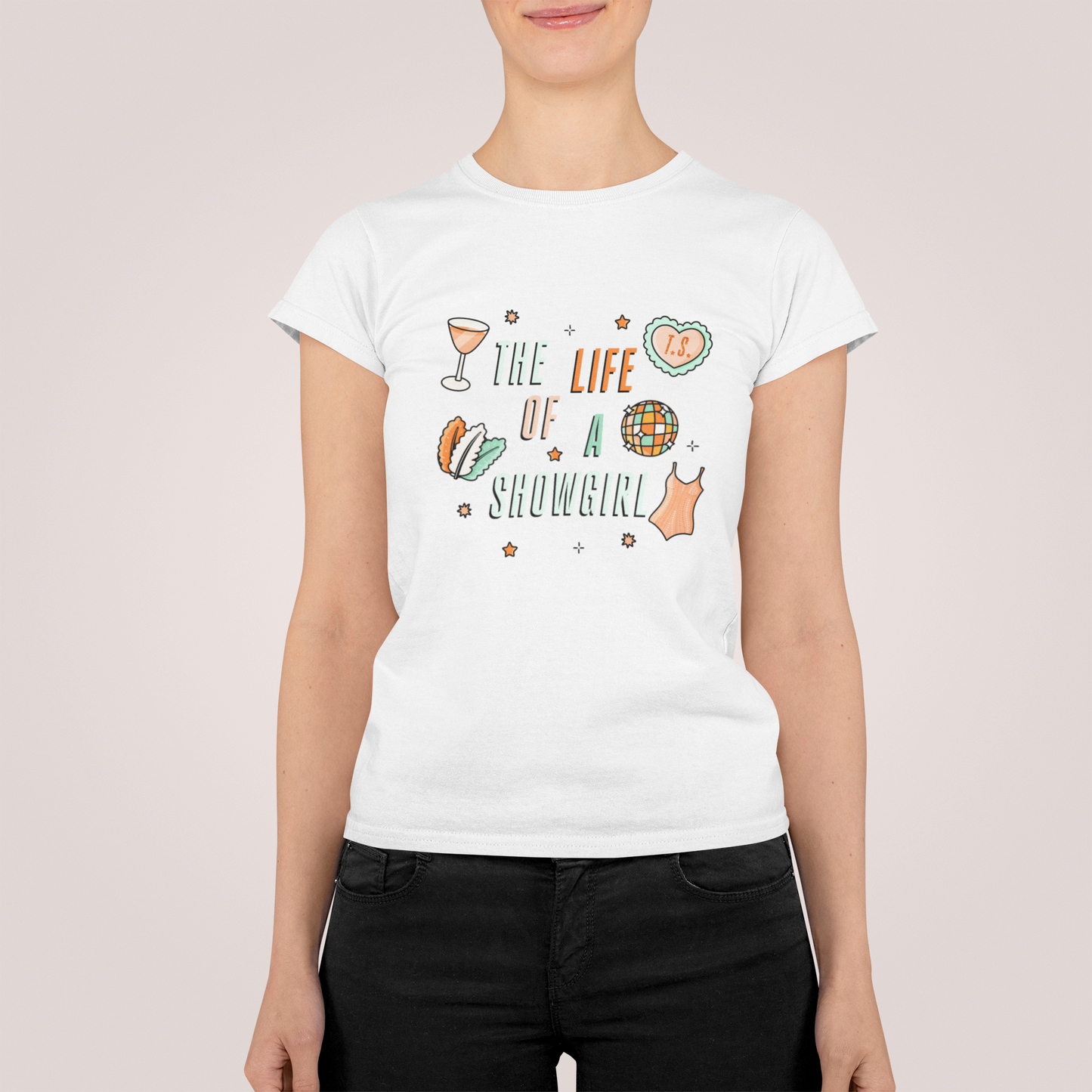 Life of a Showgirl Illustrated Tshirt