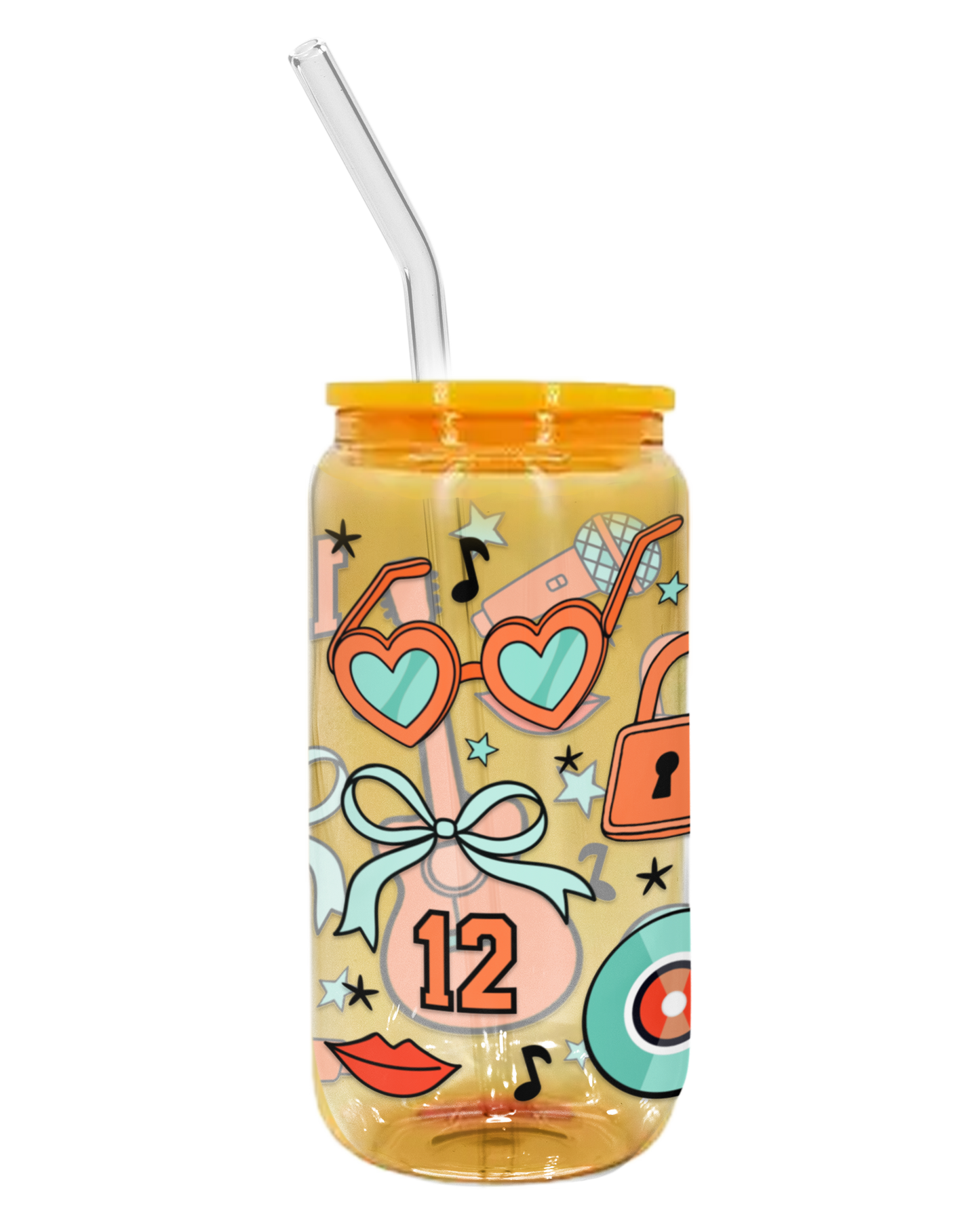 Life of a Showgirl Glass Tumbler - Orange