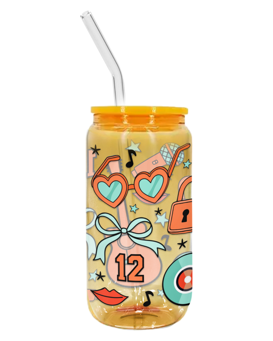 Life of a Showgirl Glass Tumbler - Orange