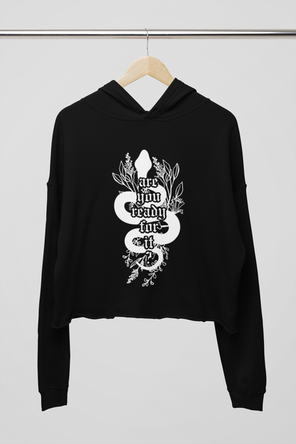 Are you Ready For It cropped Hoodie