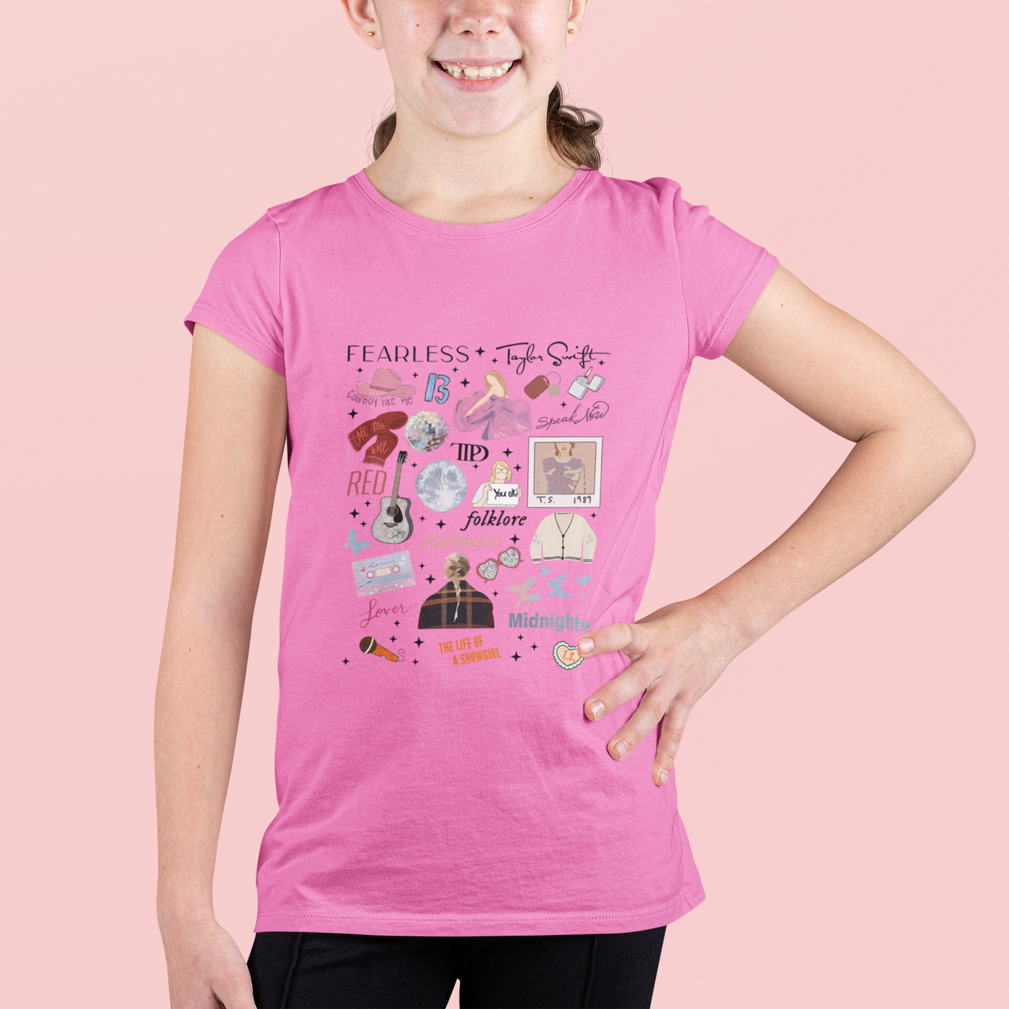 12 Albums Illustrated Youth Tshirt