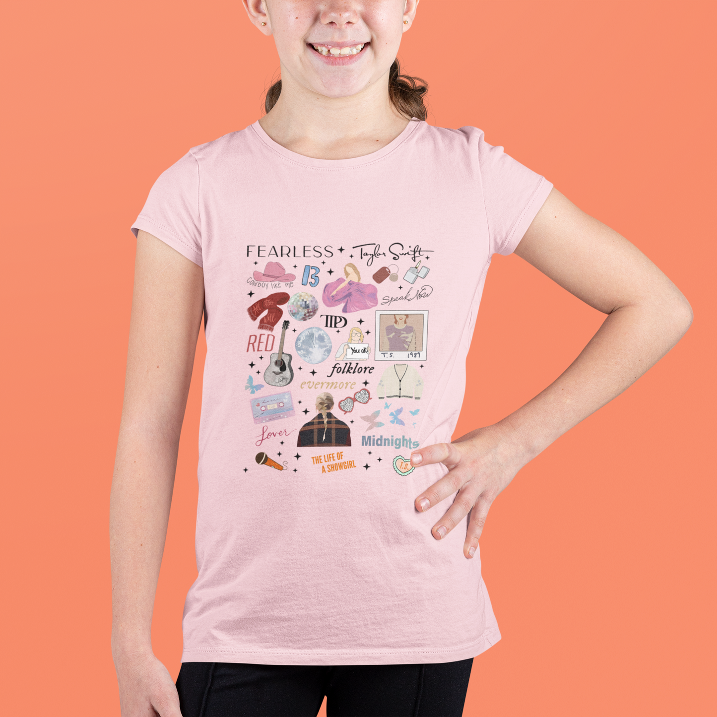 12 Albums Illustrated Youth Tshirt