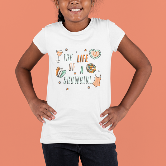 Life of a Showgirl Illustrated Youth Tshirt