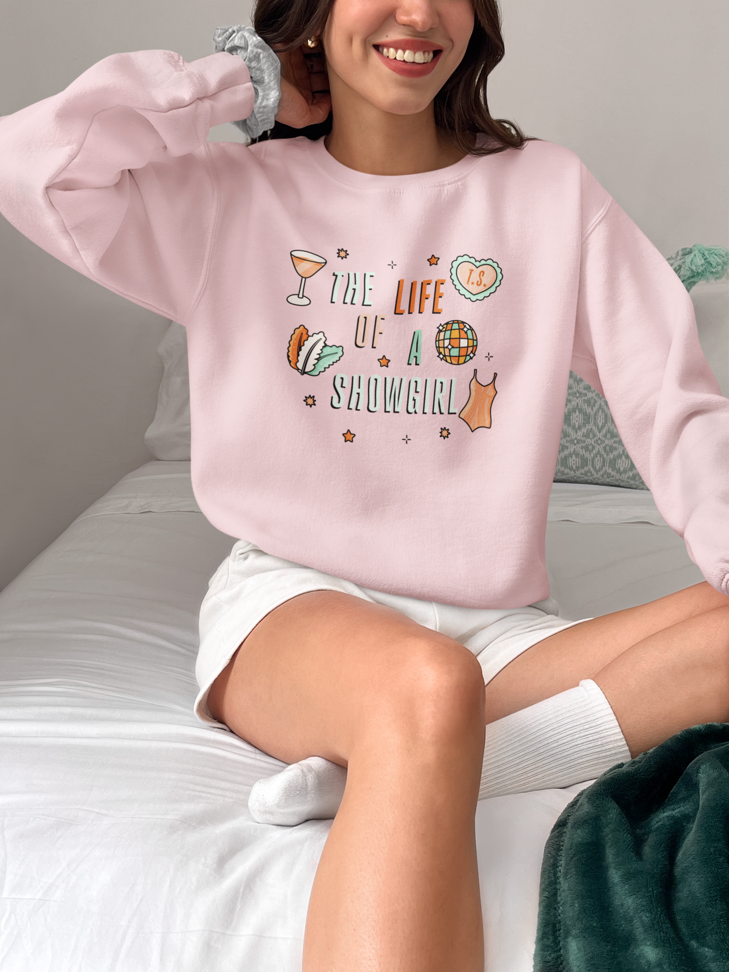 Life of a Showgirl Illustrated Sweatshirt
