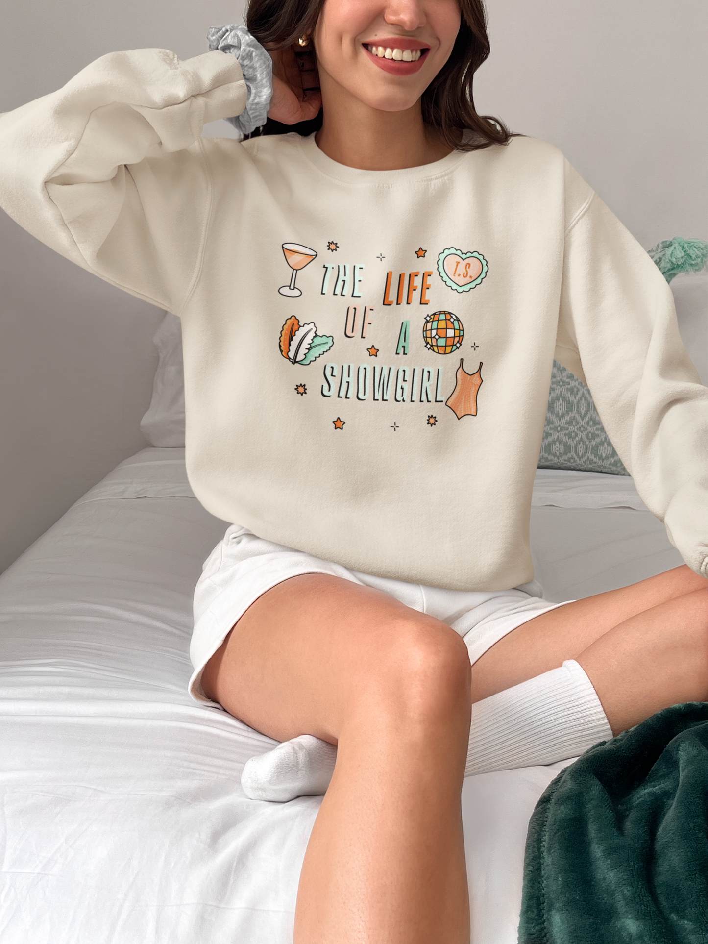 Life of a Showgirl Illustrated Sweatshirt