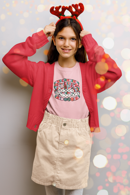 Youth Swiftmas Bracelets Tshirt