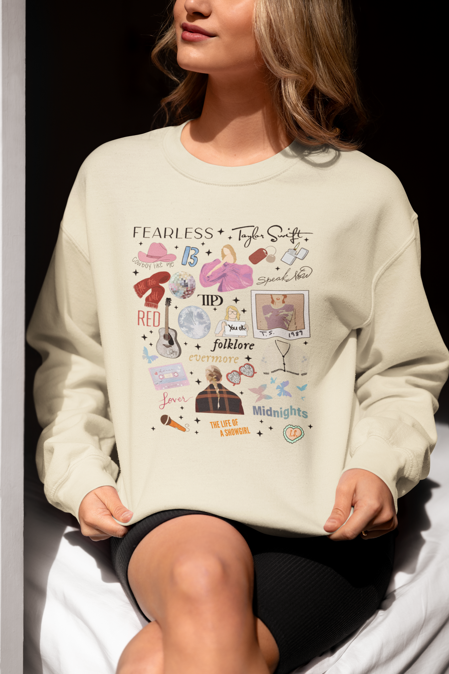 12 Albums Illustrated Sweatshirt