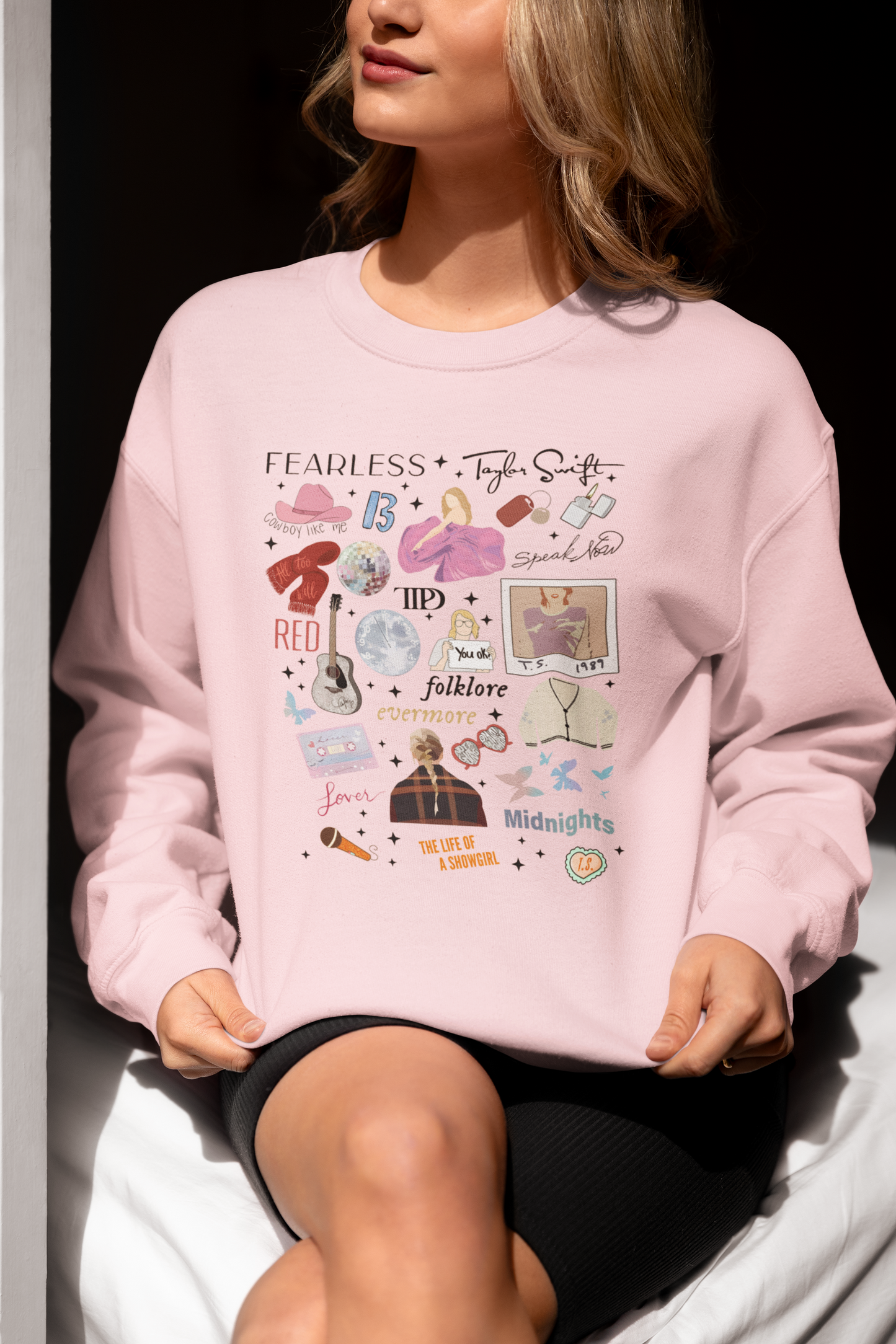 12 Albums Illustrated Sweatshirt