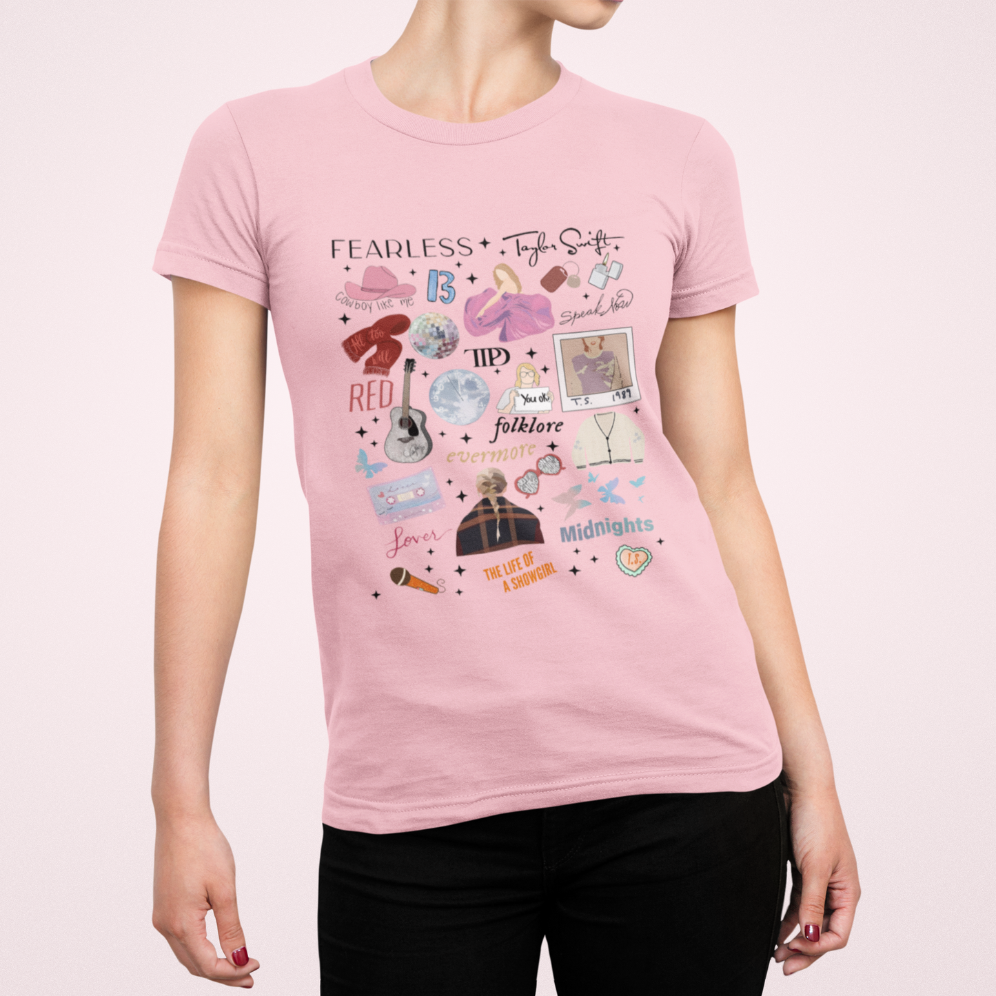 12 Albums Illustrated Tshirt