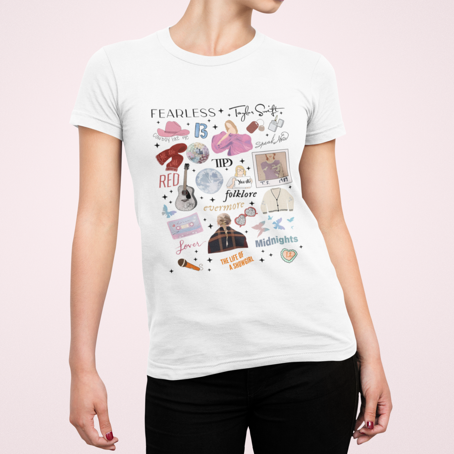12 Albums Illustrated Tshirt