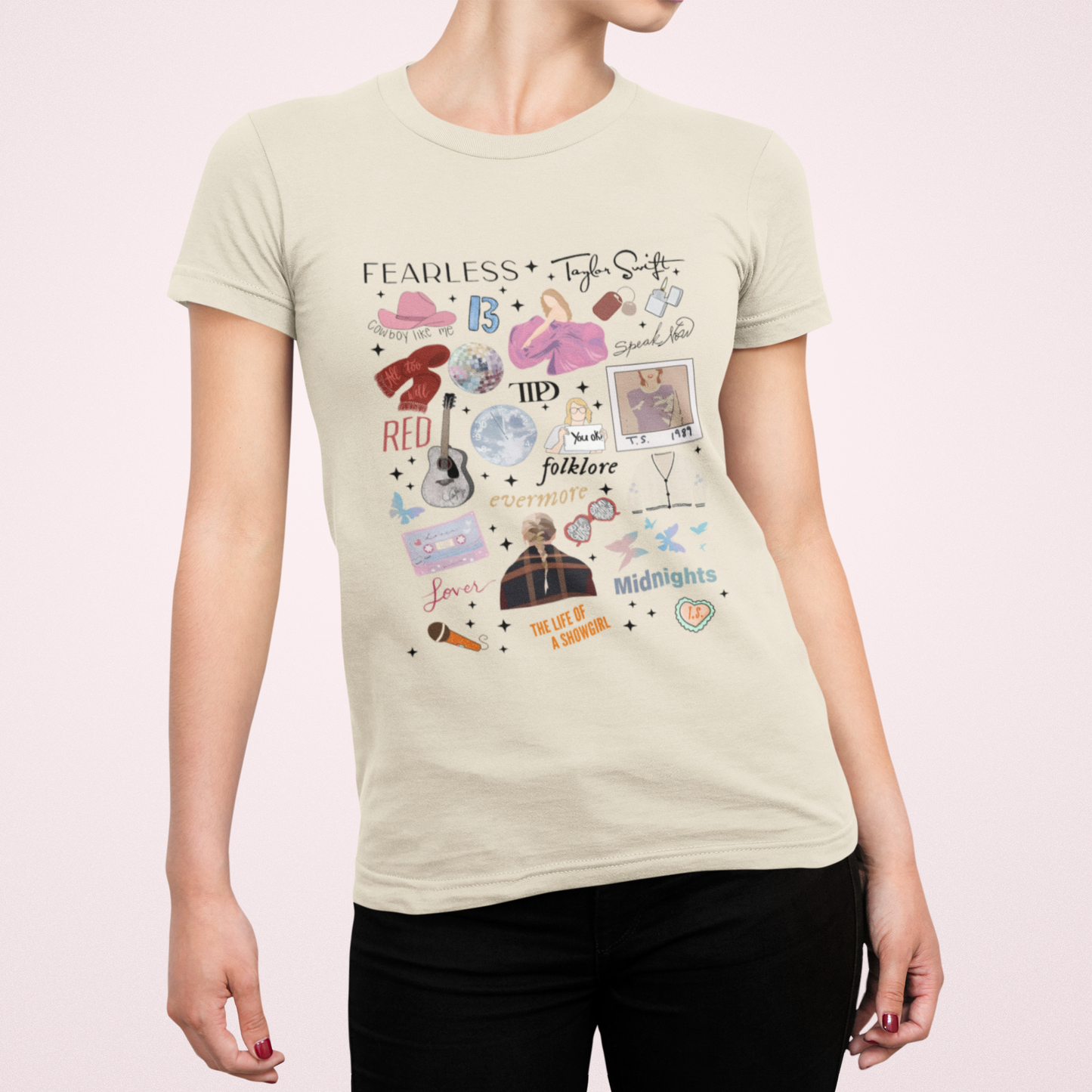 12 Albums Illustrated Tshirt