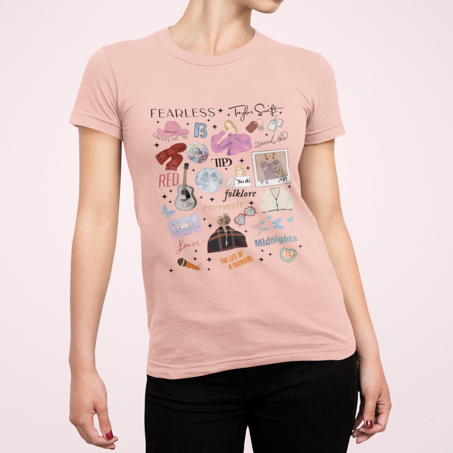 12 Albums Illustrated Tshirt